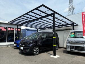 カーポート設置しました🧡